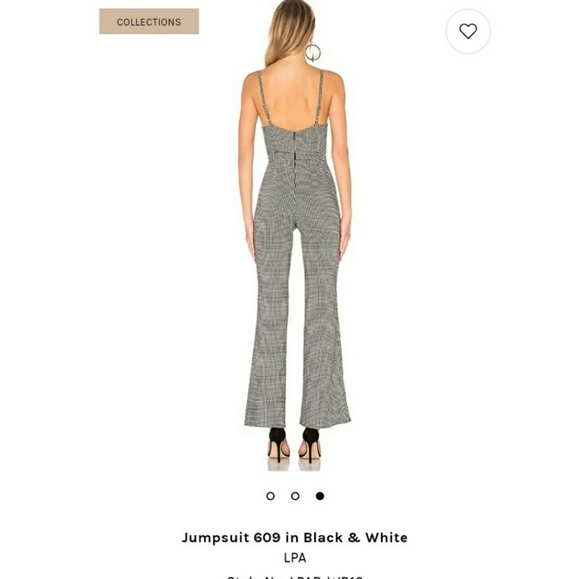 🖤🤍LPA JUMPSUIT 609 Houndstooth - Picture 5 of 9